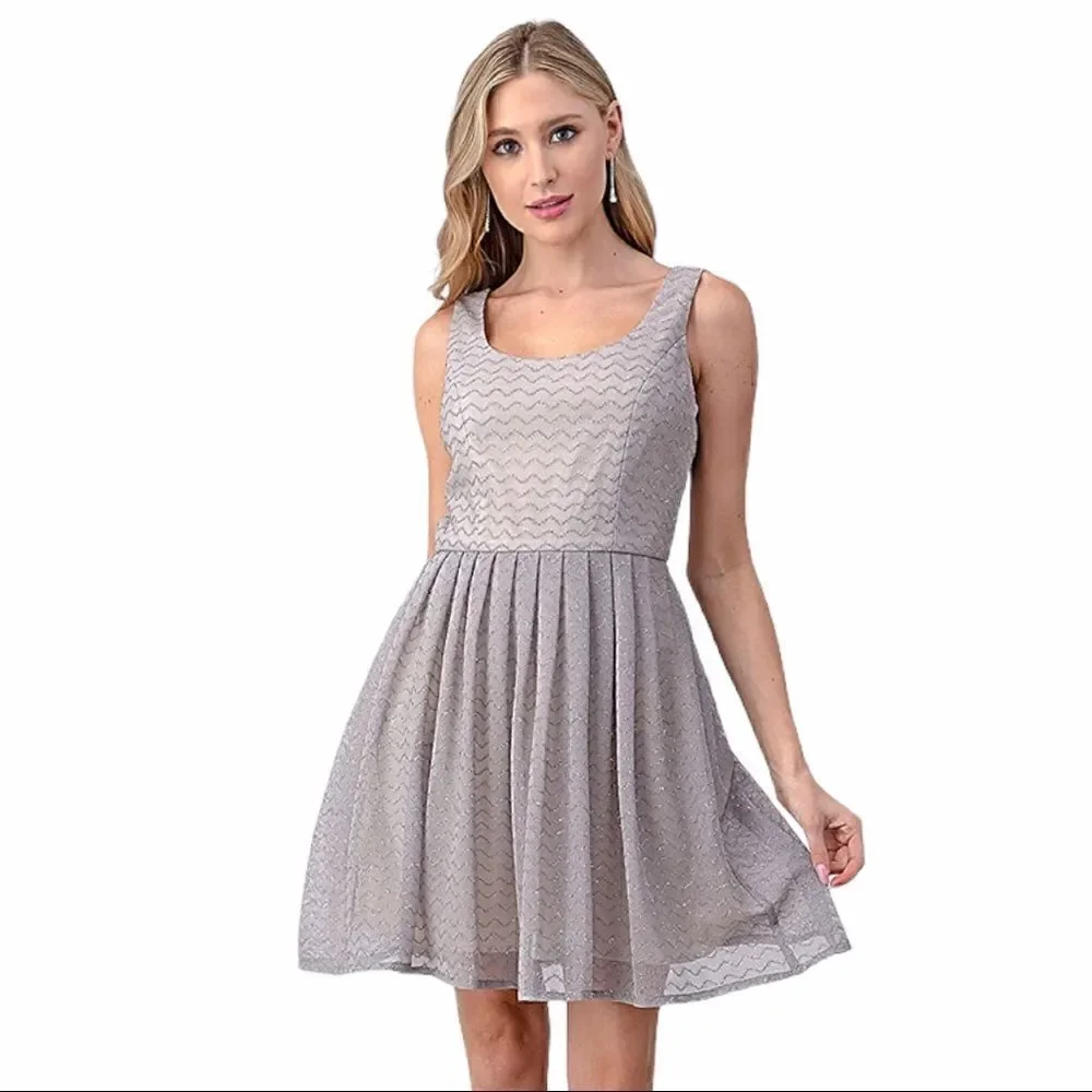 Minuet Grey Cocktail Dress